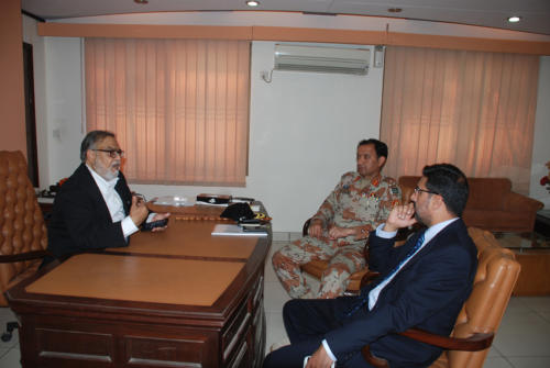 VISIT OF DG RANGERS 24-04-2015