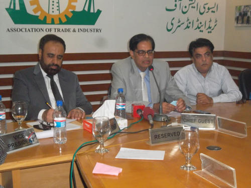 Visit of Mr. R.A. Farouqi Administrator Karachi on 19-Aug-2014