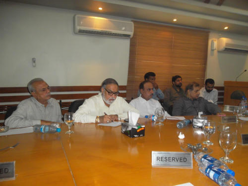 Visit of Mr. R.A. Farouqi Administrator Karachi on 19-Aug-2014