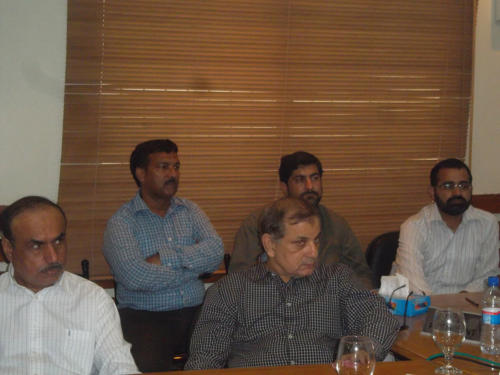 Visit of Mr. R.A. Farouqi Administrator Karachi on 19-Aug-2014
