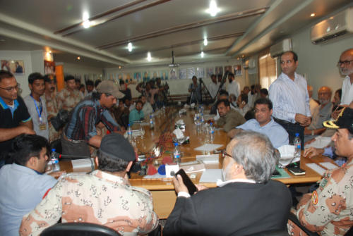 VISIT OF DG RANGERS 24-04-2015