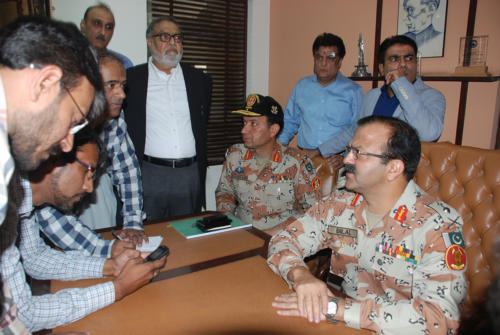 VISIT OF DG RANGERS 24-04-2015