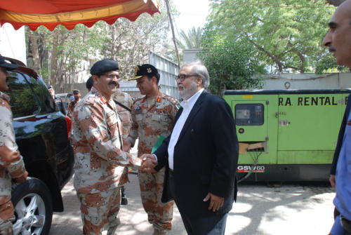 VISIT OF DG RANGERS 24-04-2015