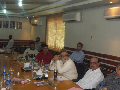 Visit of Mr. R.A. Farouqi Administrator Karachi on 19-Aug-2014