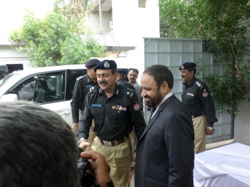 Visit of Mr. R.A. Farouqi Administrator Karachi on 19-Aug-2014