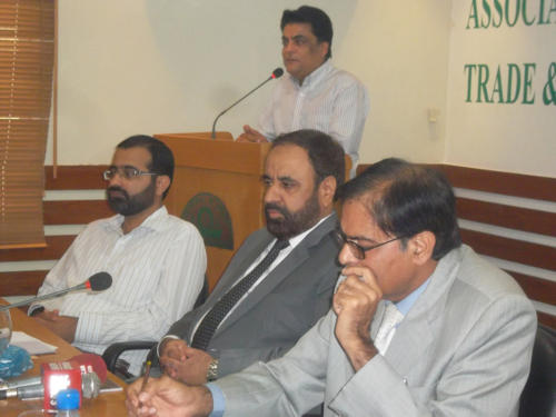 Visit of Mr. R.A. Farouqi Administrator Karachi on 19-Aug-2014