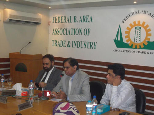 Visit of Mr. R.A. Farouqi Administrator Karachi on 19-Aug-2014
