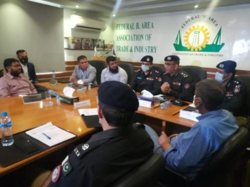 Karachi Police Chief Ghulam Nabi Memon Visited FBATI Office (1)