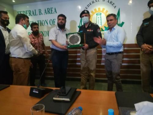 Karachi Police Chief Ghulam Nabi Memon Visited FBATI Office (11)