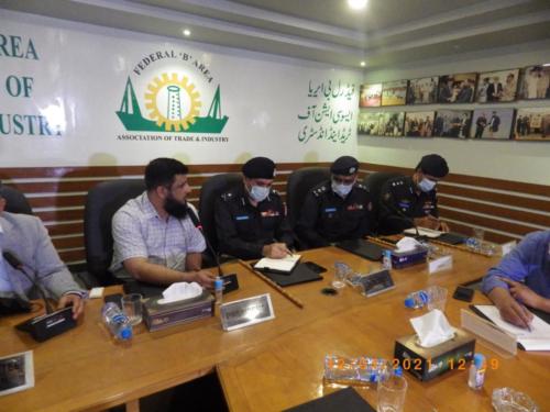 Karachi Police Chief Ghulam Nabi Memon Visited FBATI Office (5)