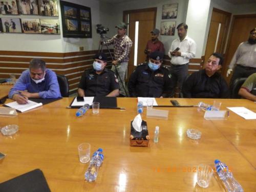 Karachi Police Chief Ghulam Nabi Memon Visited FBATI Office (6)