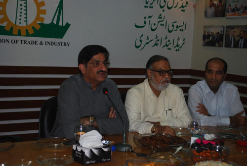 Visit of MR.MURAD ALI SHAH 11-10-2014