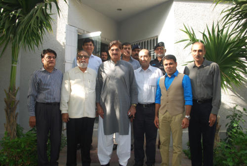 Visit of MR.MURAD ALI SHAH 11-10-2014