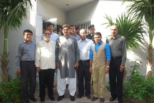Visit of MR.MURAD ALI SHAH 11-10-2014