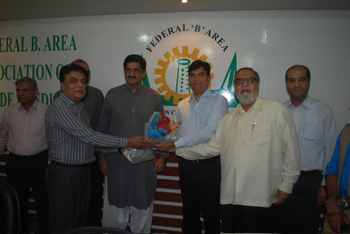 Visit of MR.MURAD ALI SHAH 11-10-2014