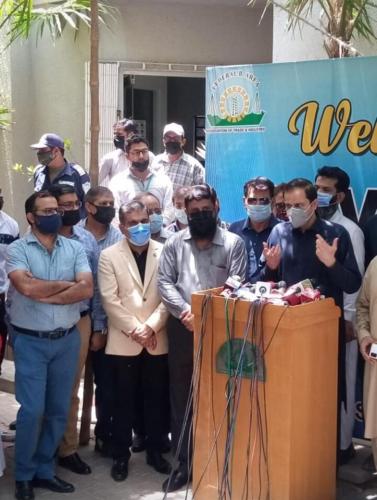 Barrister Murtaza Wahab Inaugurates COVID-19 Vaccination Centre at FBATI