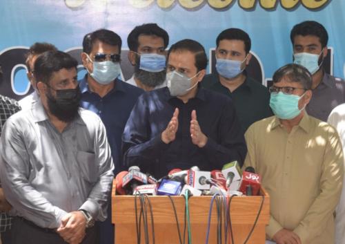 Barrister Murtaza Wahab Inaugurates COVID-19 Vaccination Centre at FBATI
