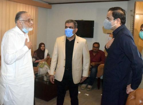 Barrister Murtaza Wahab Inaugurates COVID-19 Vaccination Centre at FBATI