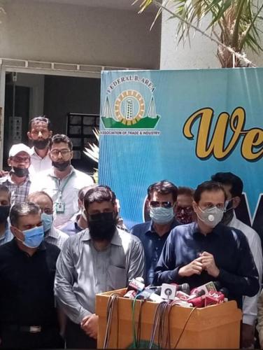 Barrister Murtaza Wahab Inaugurates COVID-19 Vaccination Centre at FBATI