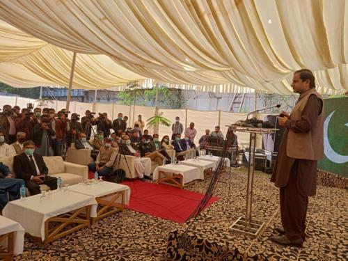 Visit of Murtaza Wahab for inauguration of New Road Infrastructure