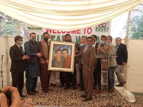 Visit of Murtaza Wahab for inauguration of New Road Infrastructure